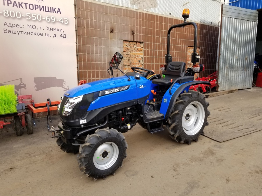 Минитрактор SOLIS 26 (Газонные колеса) (С ПСМ)